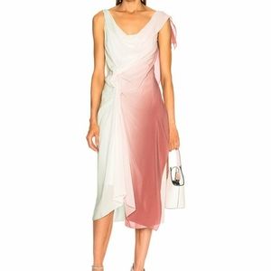 ❌SOLD❌Sies Marjan Rosette Draped Twist Dress
